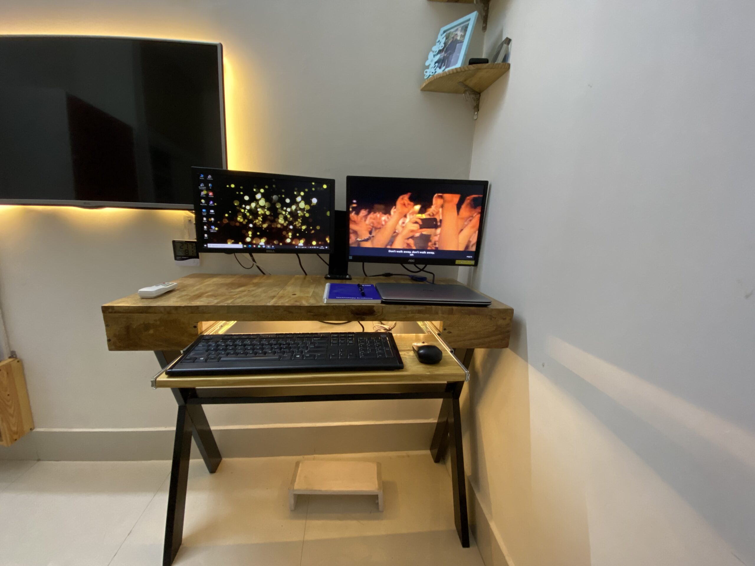 Do it Yourself Dual Monitor Workstation